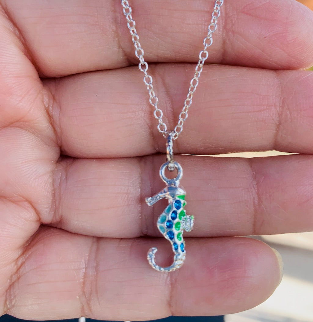 Parrot Seahorse Necklace main image 1