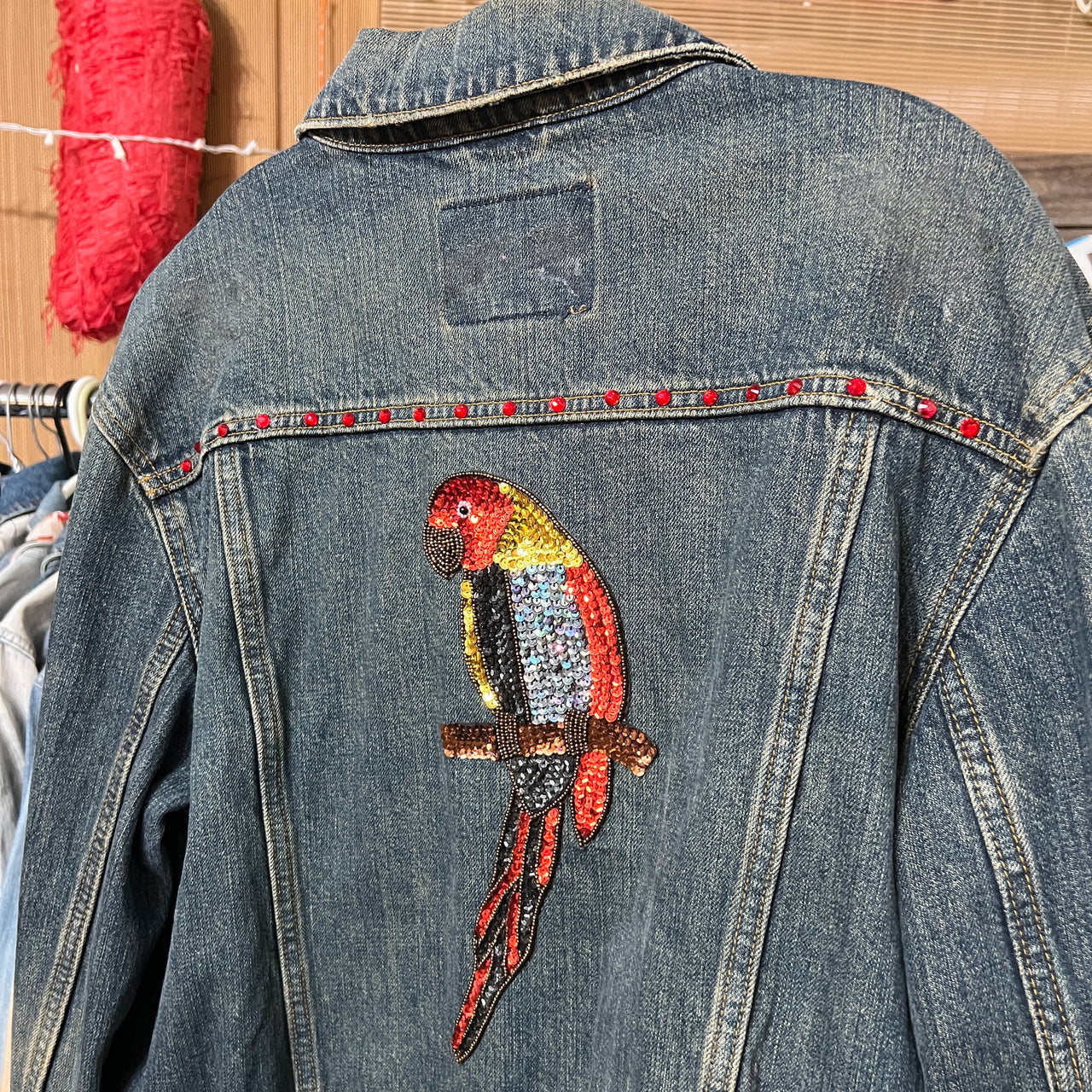 Upcycled Jean Jacket 039