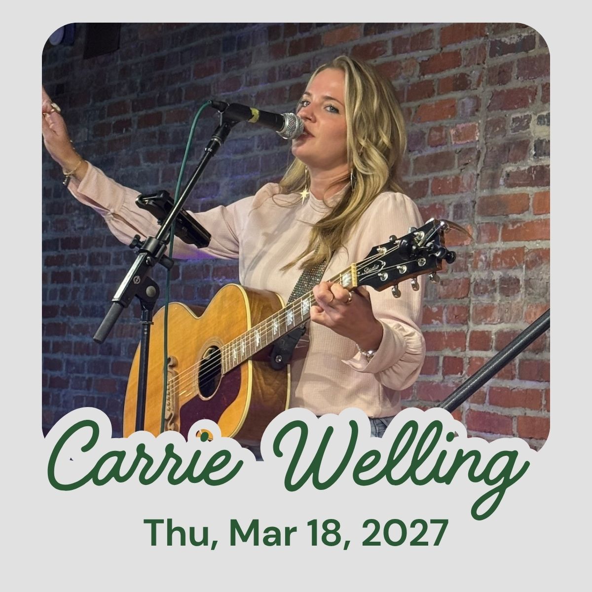 Carrie Welling Train Depot Show