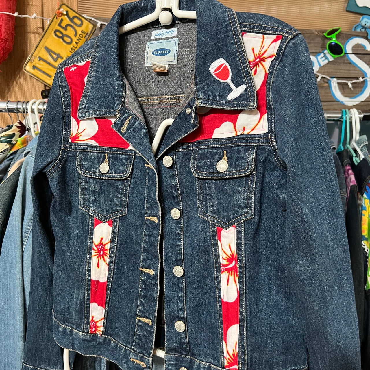 Upcycled Jean Jacket 056