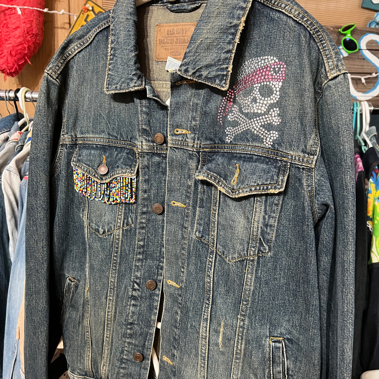 Upcycled Jean Jacket 039