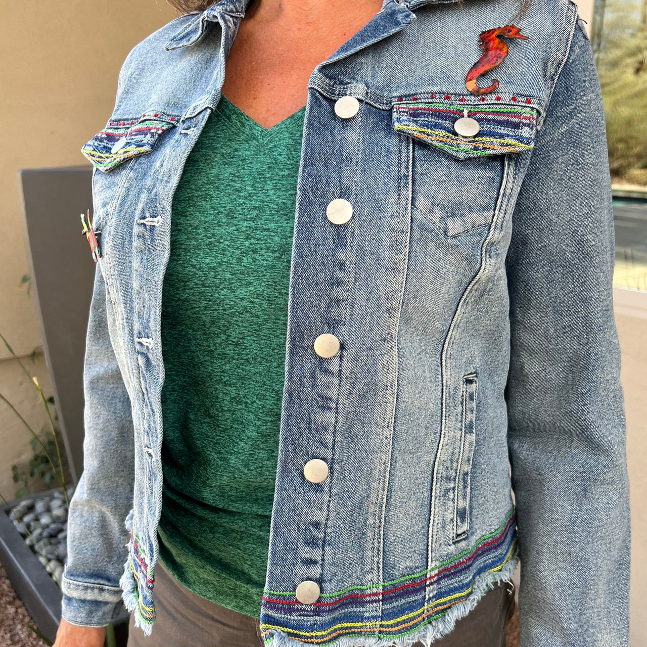 Upcycled Jean Jacket 008