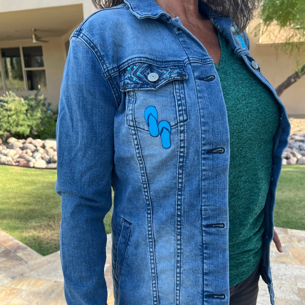 Upcycled Jean Jacket 010