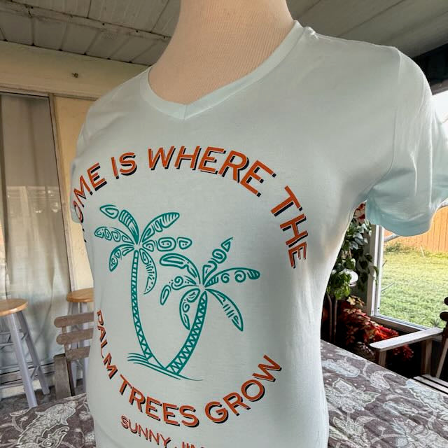 Home is Where the Palm Trees Grow, Ladies Tee