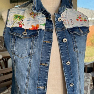 001 Denim Vest (M)