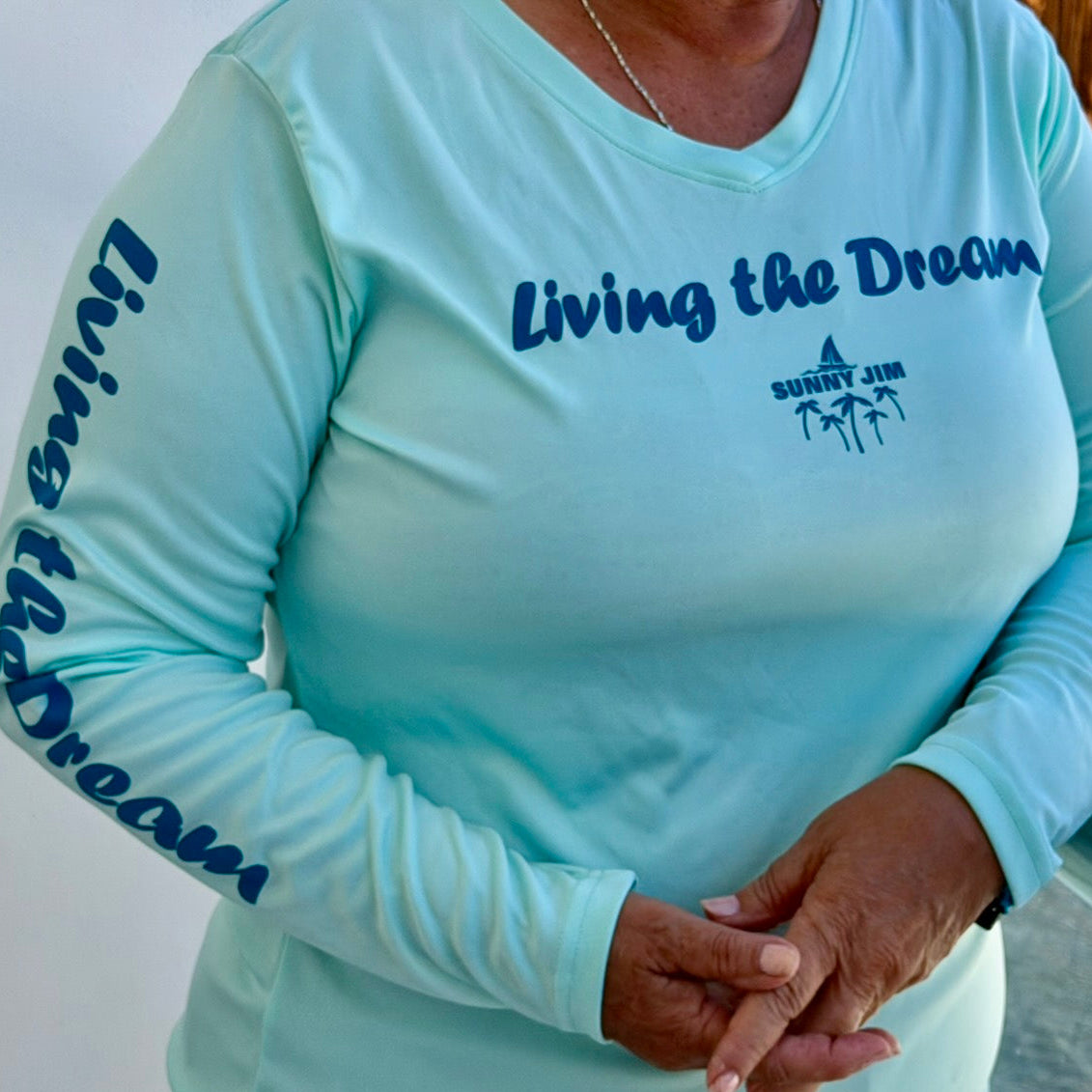 Living the Dream Sun Shirts. Ladies