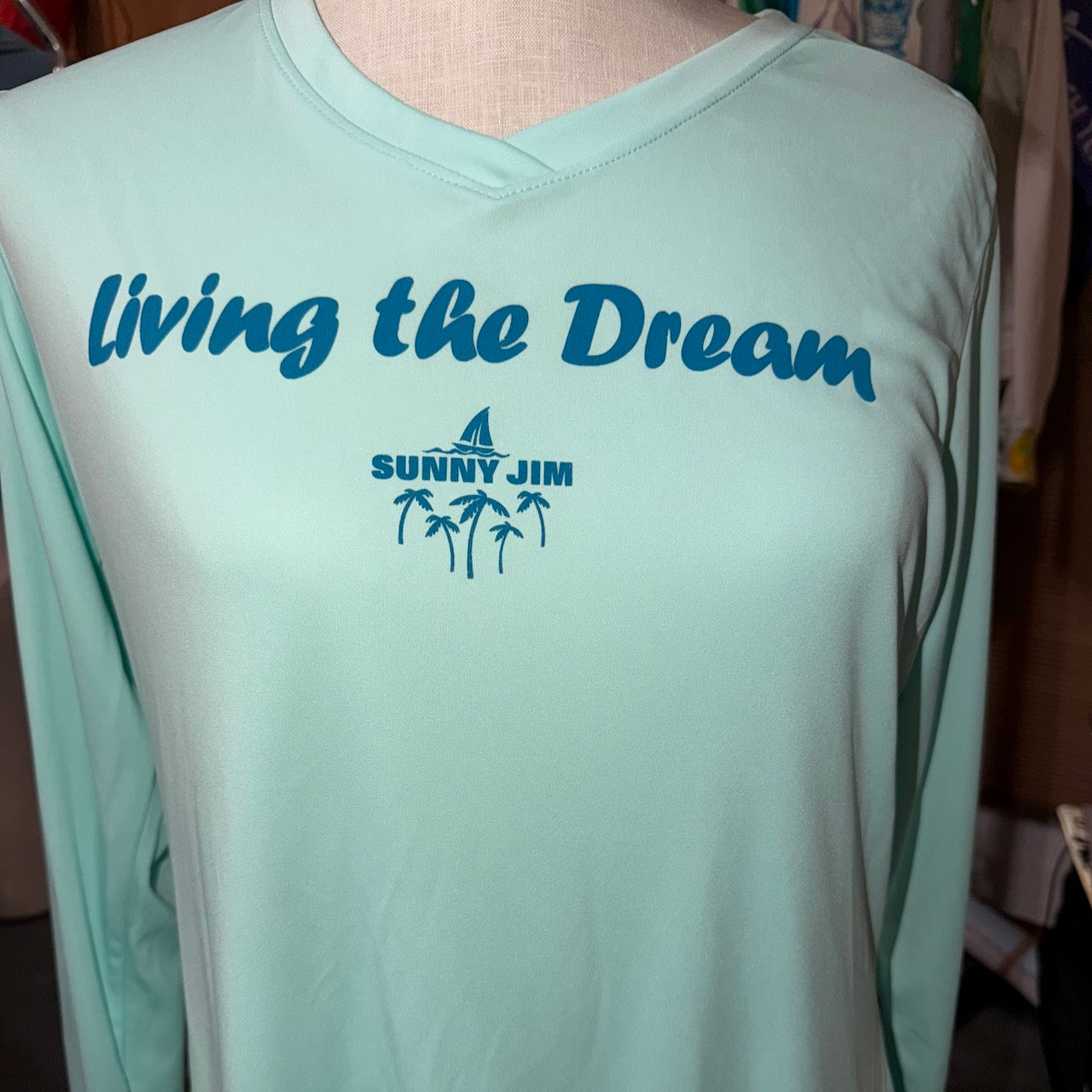 Living the Dream Sun Shirts. Ladies