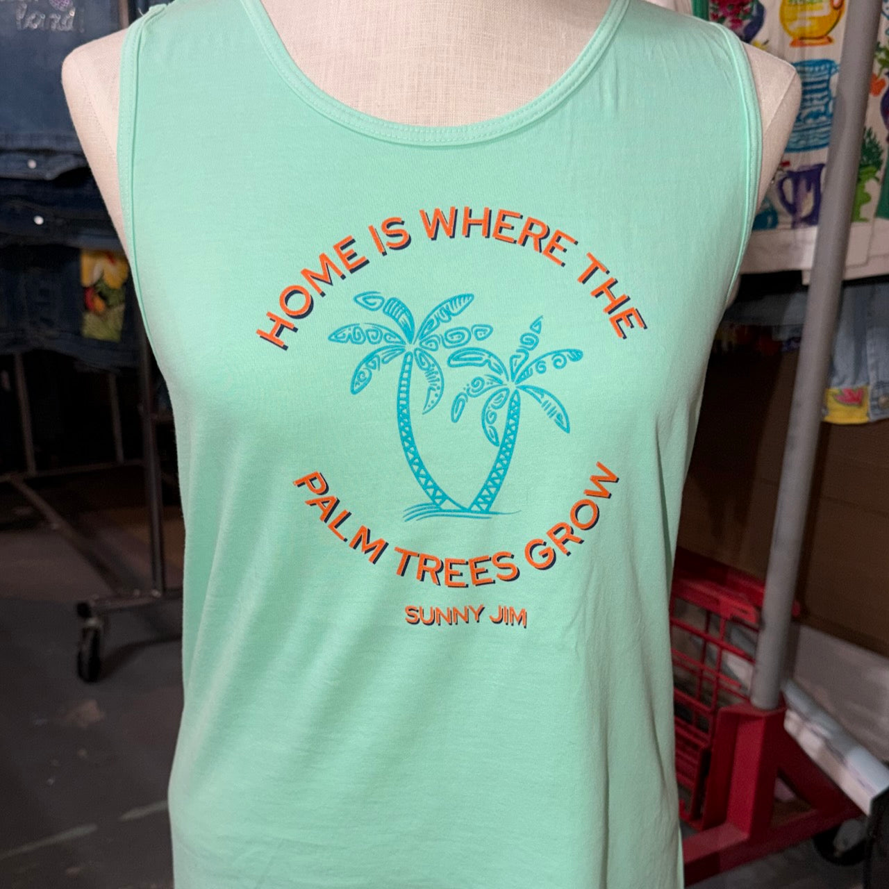 Home is Where the Palm Trees Grow, Ladies Tank Top
