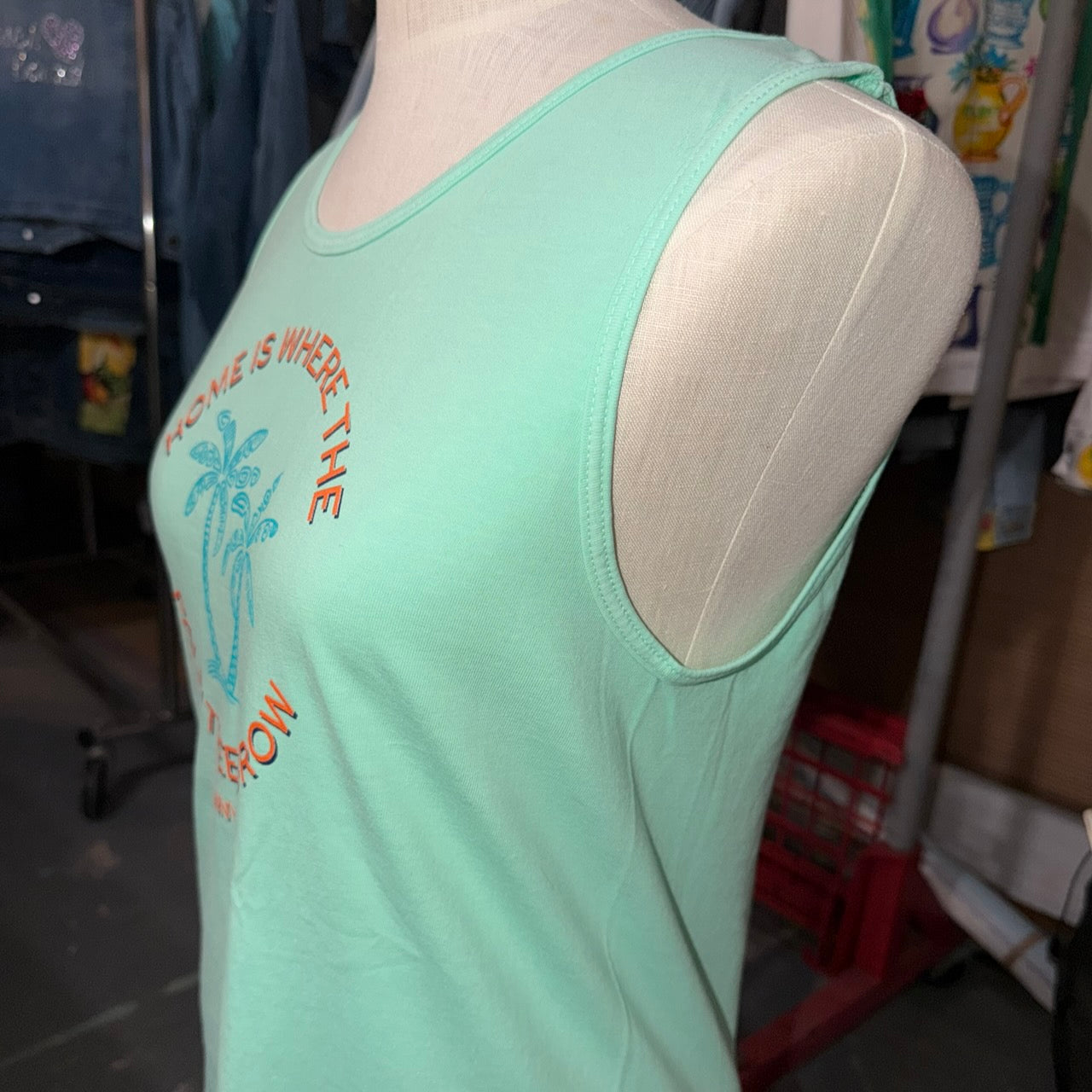 Home is Where the Palm Trees Grow, Ladies Tank Top