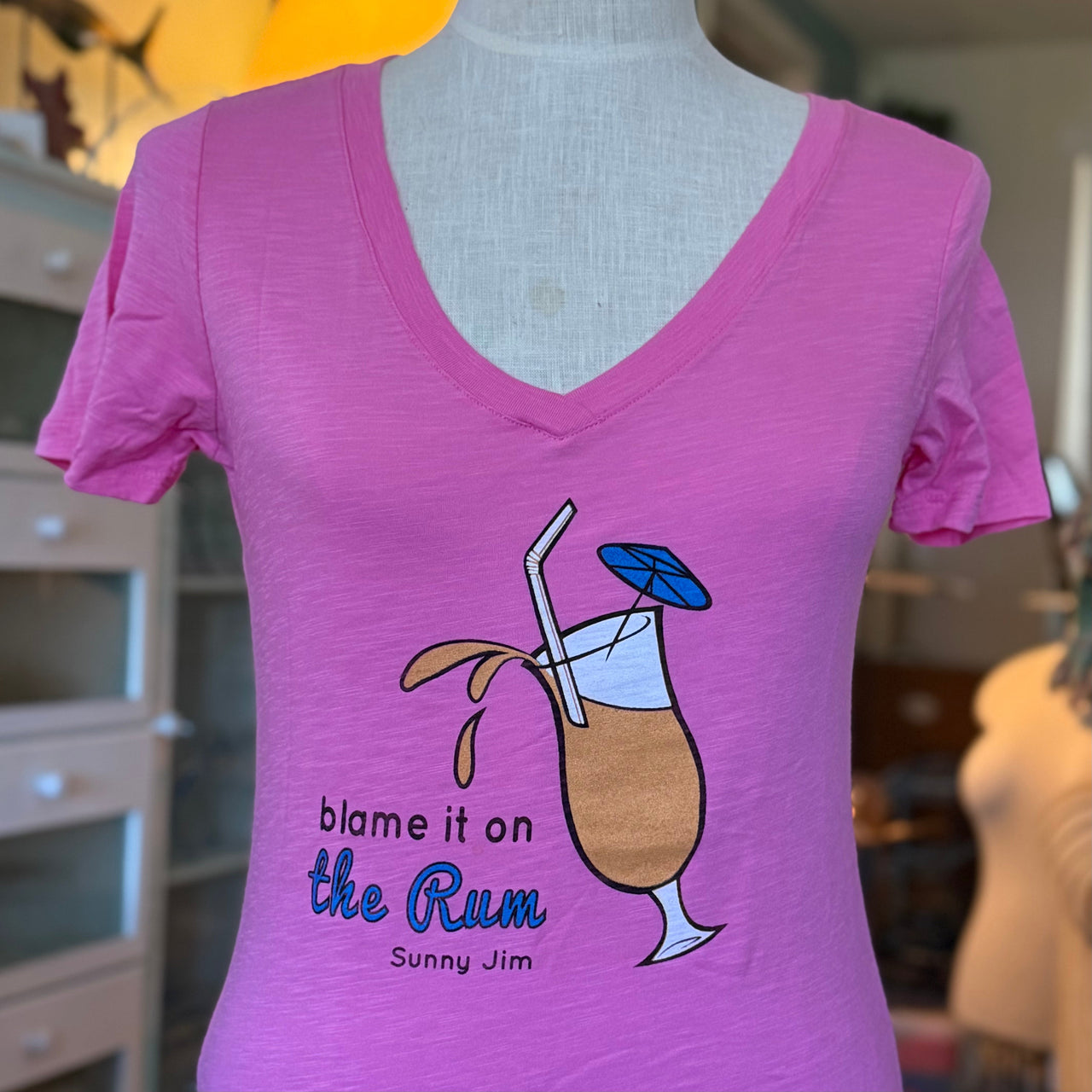 Blame it on the Rum, Ladies T-shirt, Style 2