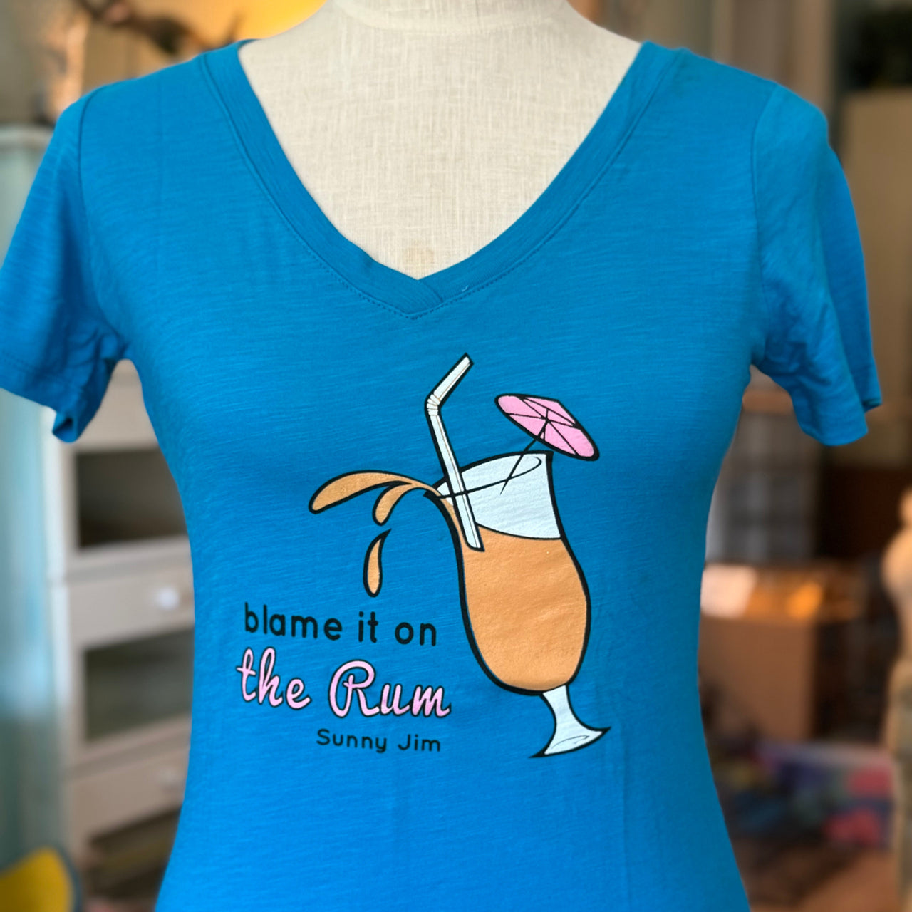 Blame it on the Rum, Ladies T-shirt, Style 2