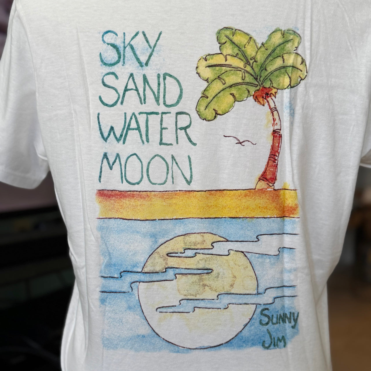 Sky Sand Water Moon, Men's T-shirt
