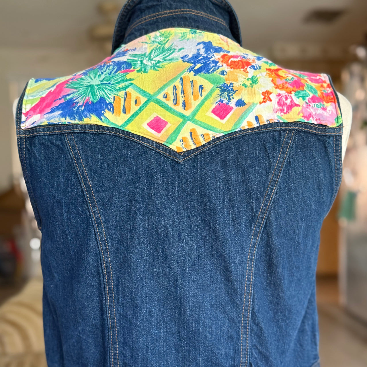 013 Denim Vest (L)