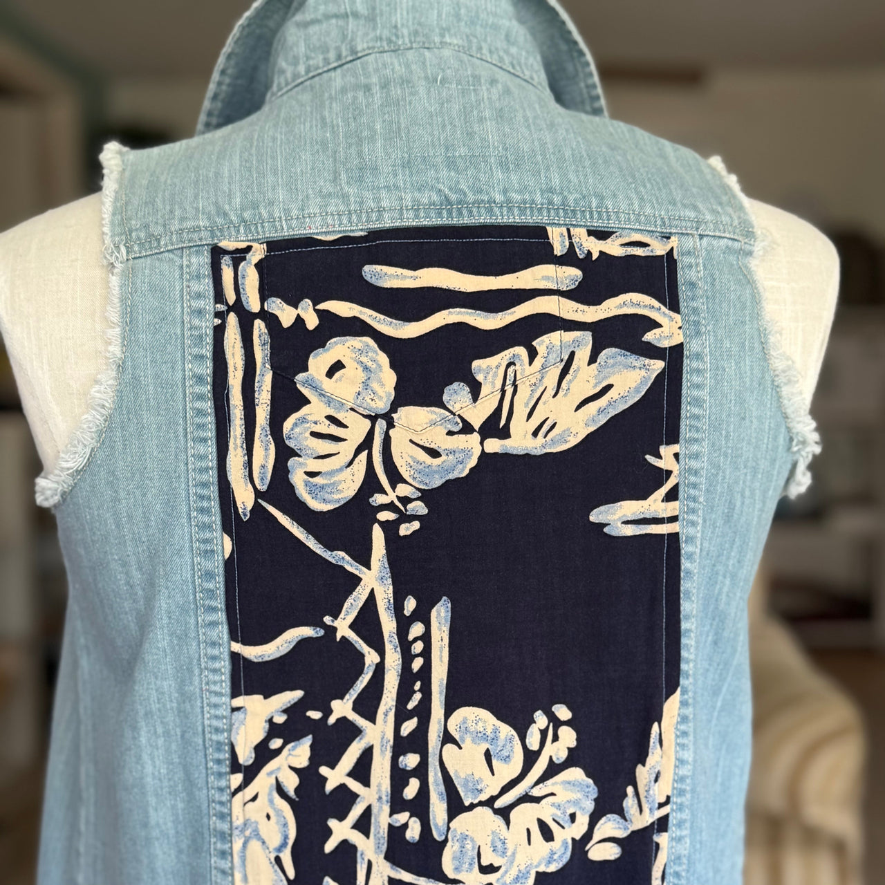 008 Denim Vest (S)