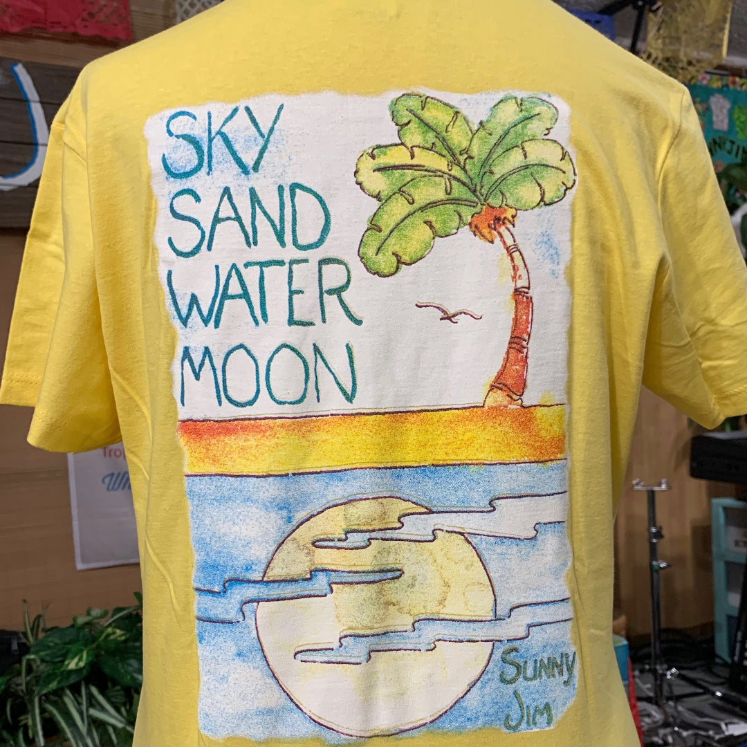 Sky Sand Water Moon, Ladies T-shirt