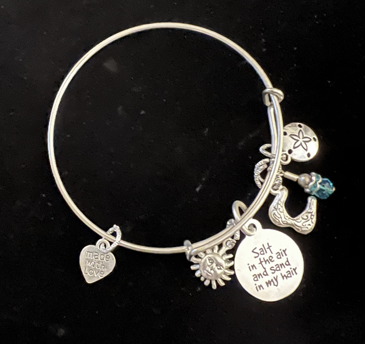 Salt in the Air and Sand in my Hair Bangle