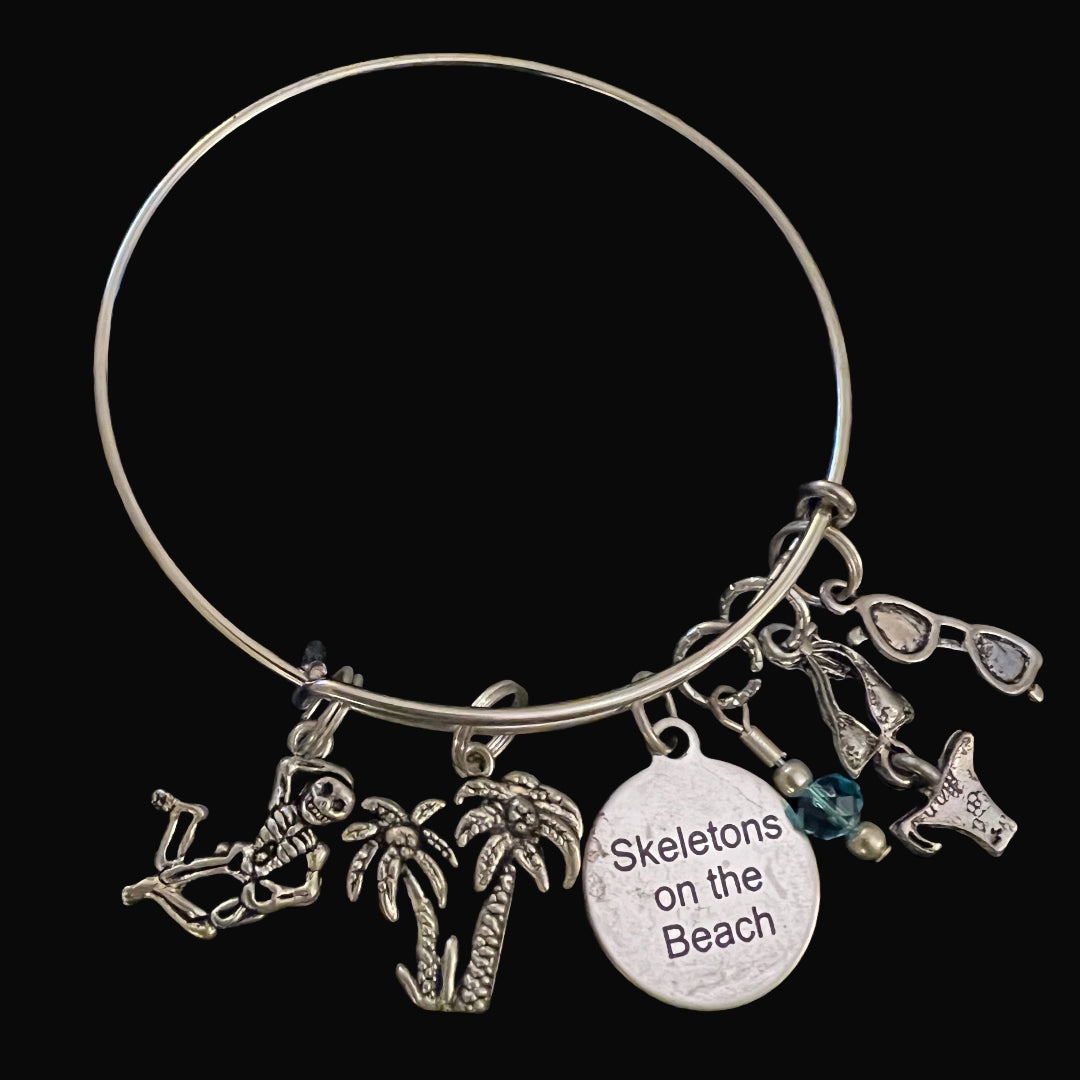 Skeletons on the Beach Bangle