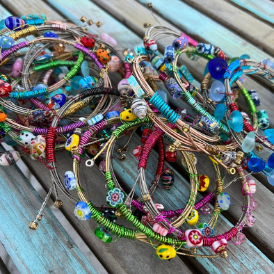Recycled Guitar String Bracelets