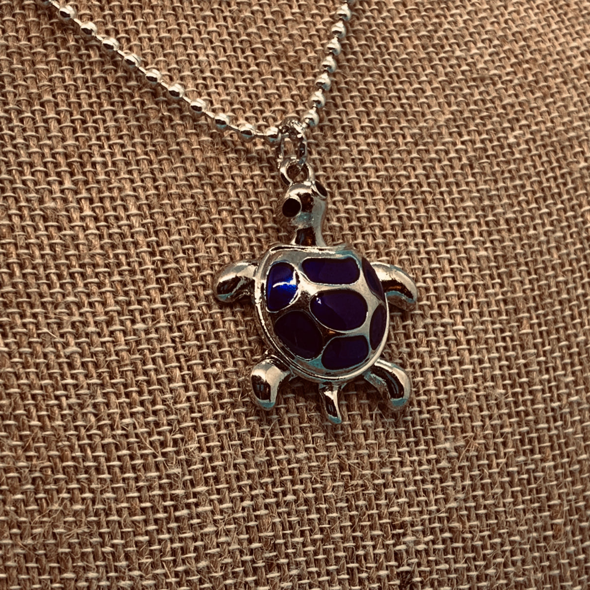 Blue Turtle, Necklace