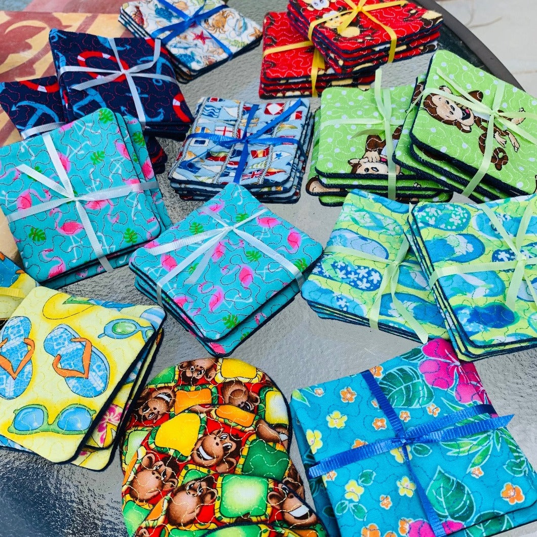 Coaster Sets, Quilted