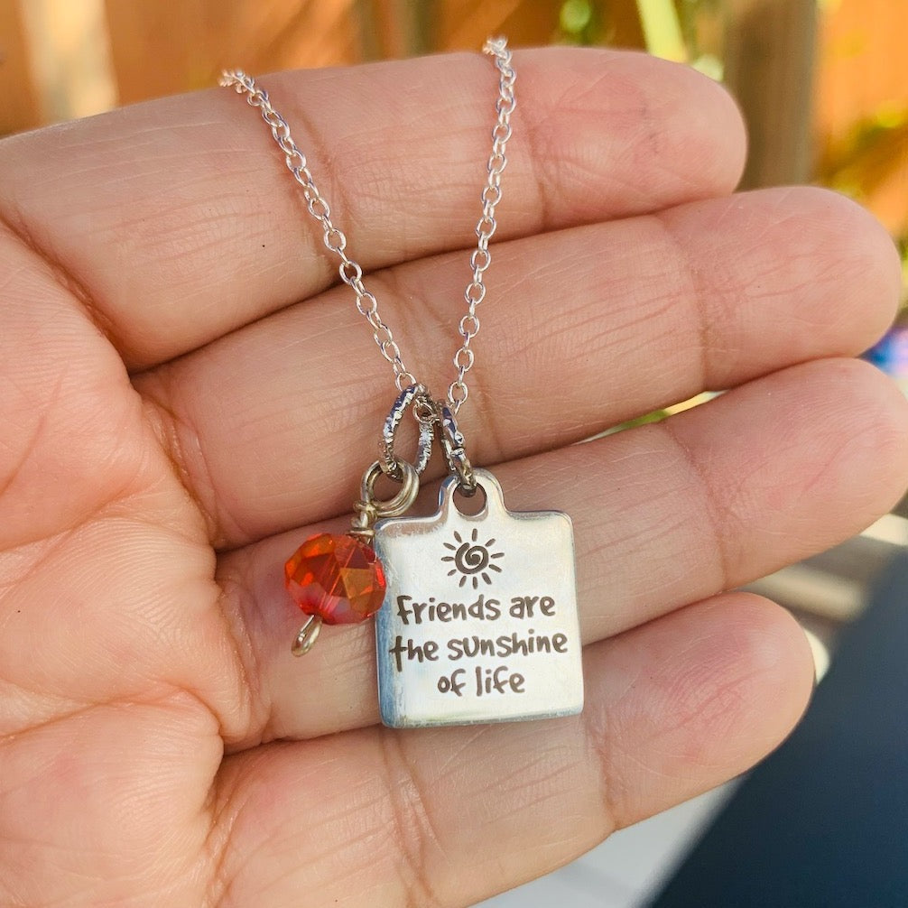 Friends are the Sunshine of Life, Necklace