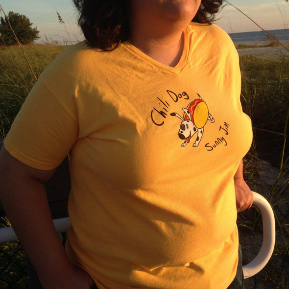 T-shirt, Ladies Chili Dog