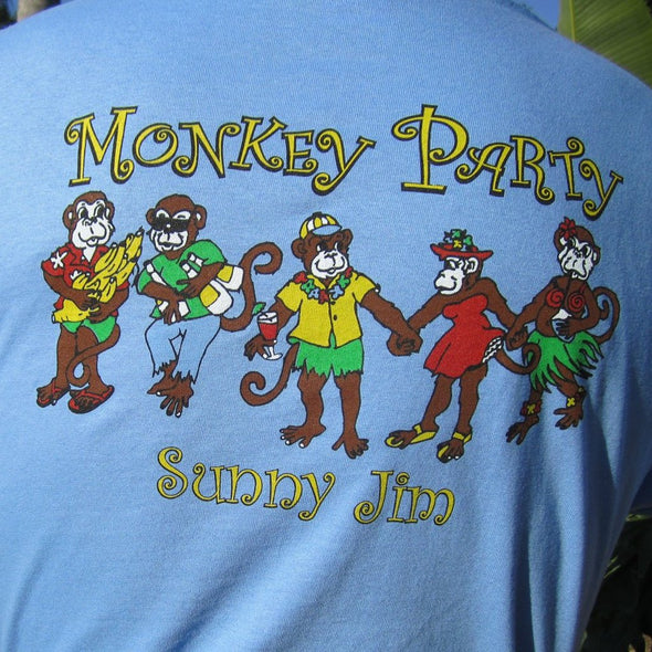 T-shirt, Men, Monkey Party