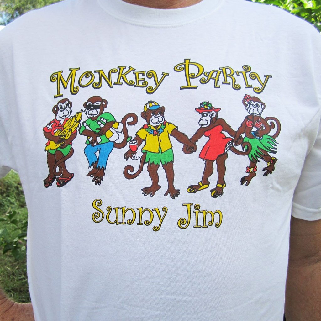 Blue monkey hot sale t shirts