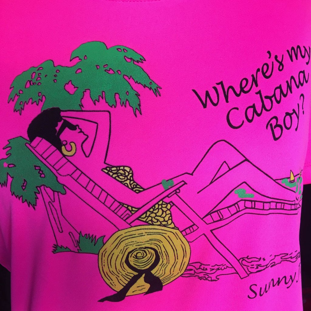 Where's My Cabana Boy?, Ladies Sleeved Top
