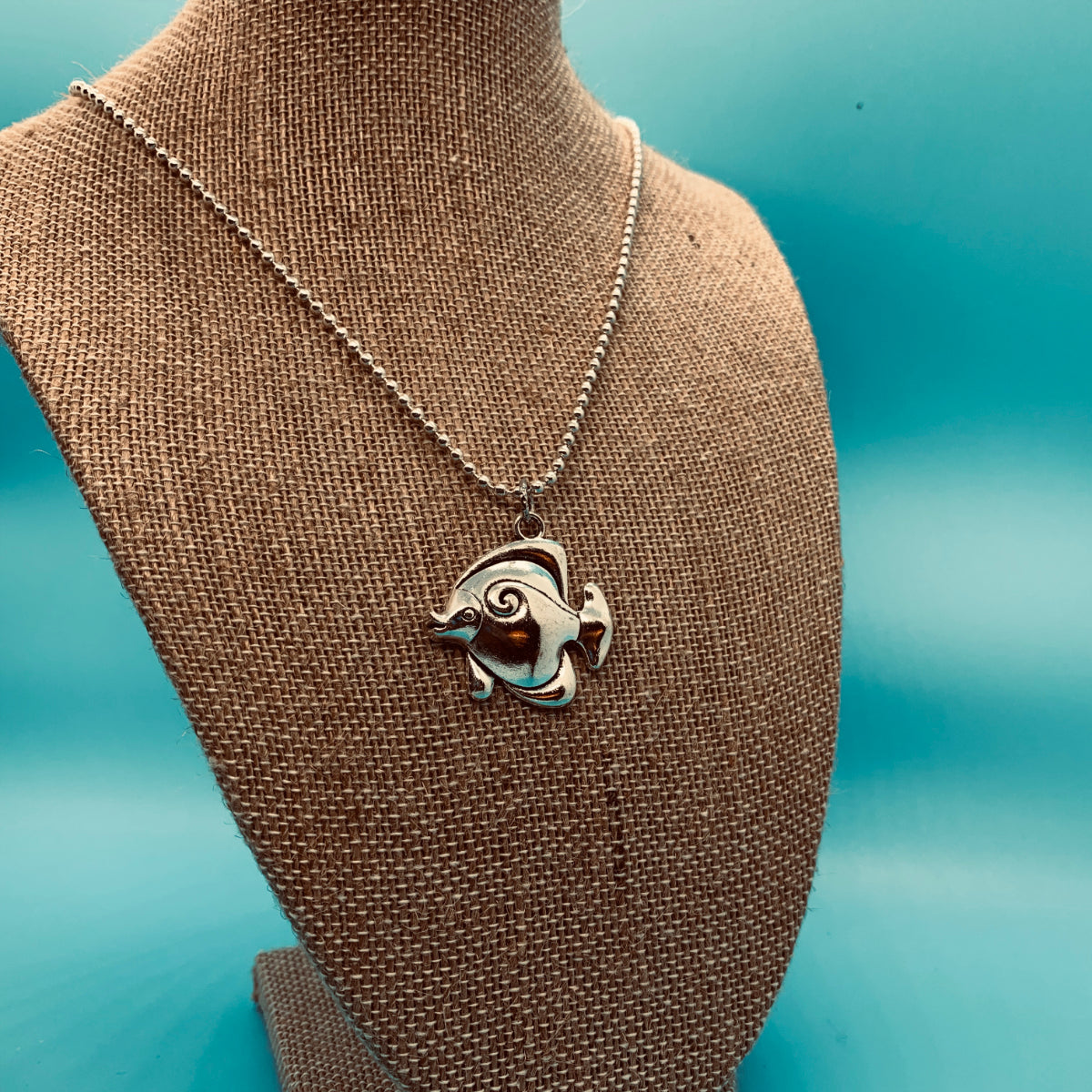 Dancing Fish Neckless Silver Fish, Necklace