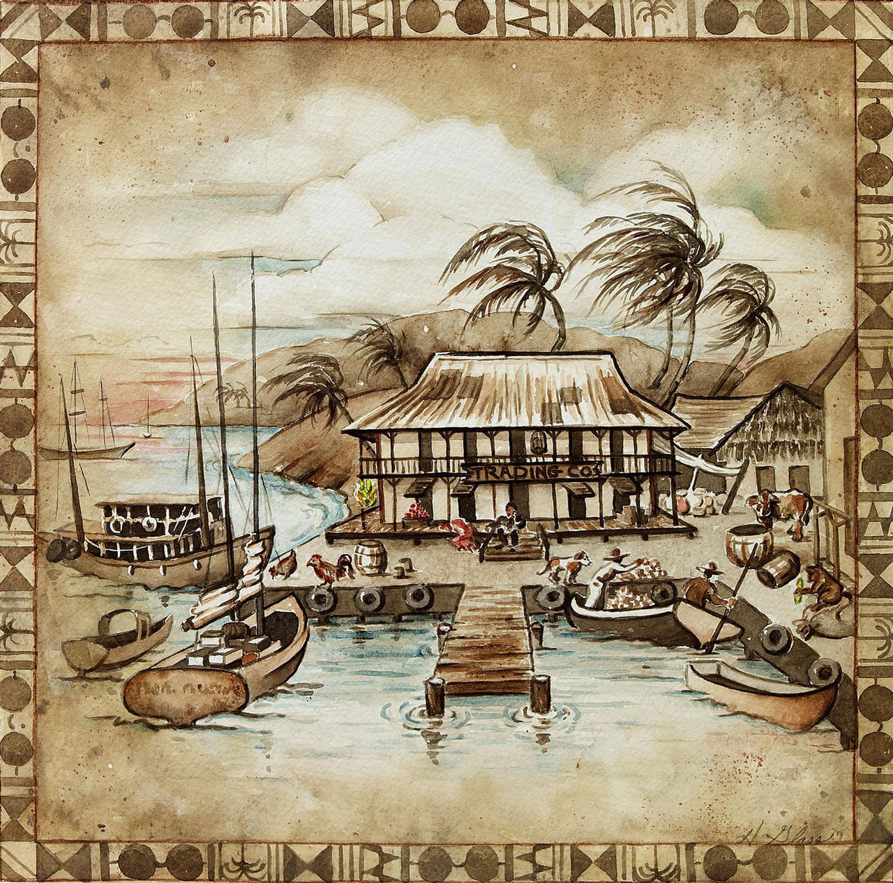 Tropical Trader Fine Art Print